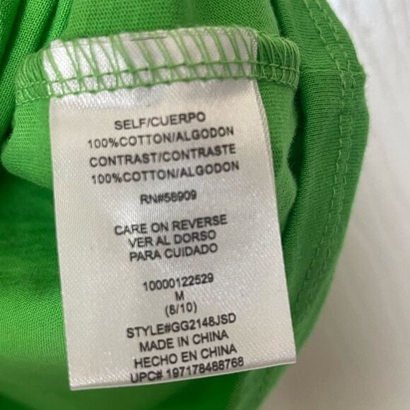 gb girls 2 piece vibrant green ruffle set size L 12/14 new with tags - Picture 9 of 9